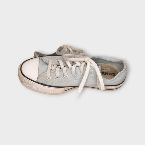 Women Converse All Stars RENEW 100% Recycled Polyester Canvas Blue White Size 8 - Picture 7 of 11